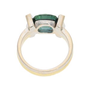 Damen Ring mit Saphir Brillant Gold 750 Second Hand wie...