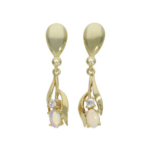 Opal Ohrhänger Gold 333 Second Hand wie neu 25325674...