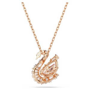 Swarovski Halskette mit Schwan Anhänger 5732414 Roségoldplattiert, Dancing Stone