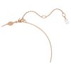 Swarovski Halskette mit Schwan Anhänger 5732414 Roségoldplattiert, Dancing Stone