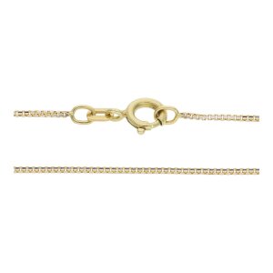 Goldkette für Anhänger 585 Venezianer Bicolor...