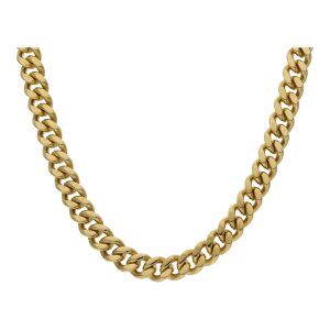 Goldkette Herren panzer 333 massiv 50 cm lang 5,5 mm...