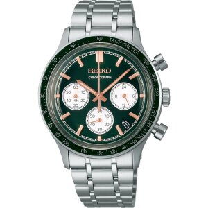 Seiko Herrenuhr SSB481P1 Chronograph Edelstahl