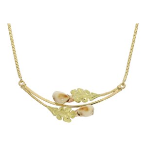 Rotgold/ Gold 585 Trachtencollier Grandl getragen Second...