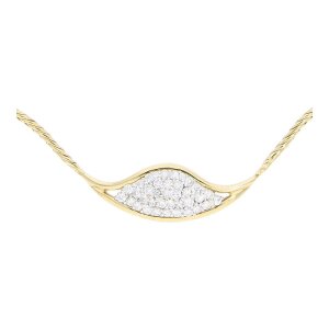 Gold 750/000 Brillant 1,14ct Damen Collier getragen...
