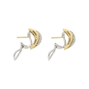 Gold 750 Brillant 0,96 ct Damen Ohrstecker getragen...