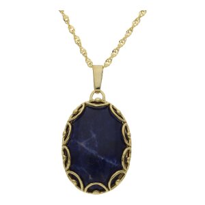 Anhänger Gold 333 Sodalith 25325776 Second Hand,...