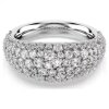 Swarovski Ring 5737596 Sublima, Weiß, Rhodiniert, Größe 58