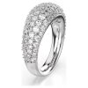 Swarovski Ring 5737596 Sublima, Weiß, Rhodiniert, Größe 58