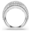 Swarovski Ring 5737596 Sublima, Weiß, Rhodiniert, Größe 58