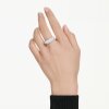 Swarovski Ring 5737596 Sublima, Weiß, Rhodiniert, Größe 58