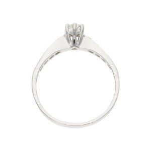 Diamant Ring Damen Weißgold 585 Diamant Second Hand...