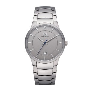 Danish Design Herrenuhr IQ64Q1275 Titan in Grau mit...