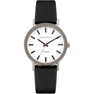 Danish Design Herrenuhr IV14Q199 Titan, Blatt Weiß...