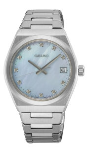 Seiko Damen Armbanduhr Klassik SUR603P1 Perlmutt hellblau...