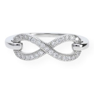 JuwelmaLux Silber Infinity Ring JL16-07-0150...