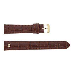 Bruno Söhnle Uhrenarmband Leder Braun, Gold...