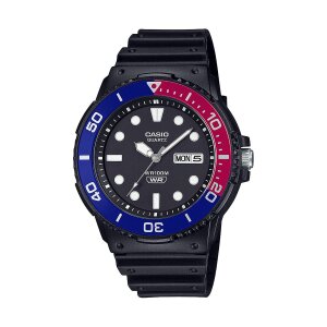Casio Herrenuhr MRW-230H-1E2VEF Schwarz, Resin/Aluminium...
