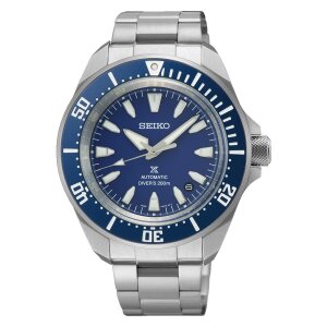 Seiko Herrenuhr SRPL51K1 Edestahl, Blau (4R35)
