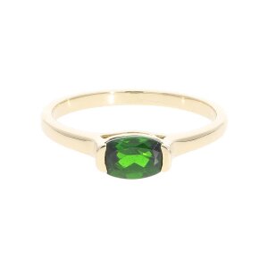 Goldring Damen 375 mit Diopsid Second Hand wie neu...
