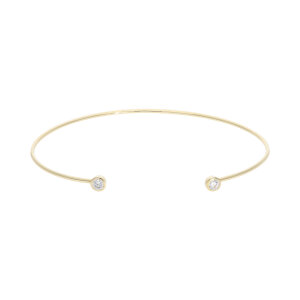 Armreif Damen Gold 585 mit Zirkonia, Second Hand 25325801...