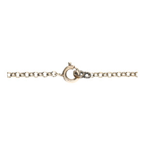 Trachten Collier Herzkette echt Silber Teil vergoldet mit...