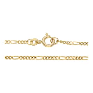 333/000 Goldkette für Anhänger Figaromuster 1,7...