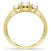 Swarovski Stilla Attract Ring 5723293 Rundschliff, Weiß, Gold plattiert Größe 58