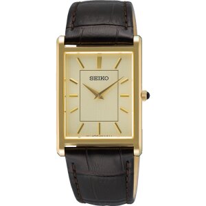 Seiko Herrenuhr SWR106P1 Klassisch, Gold plattiert