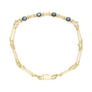 Second Hand Armband 585 Gold, Diamant, Saphir 25325835...