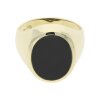 Second Hand Siegelring, 585 Gold, Onix, massiv 25325838 getragen, wie neu