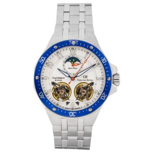 Carl von Zeyten Herren Armbanduhr CVZ0093WHMS Kirchzarten...