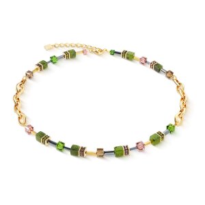 Coeur de Lion Halskette 4524-10-0516 GeoCUBE® Chunky...