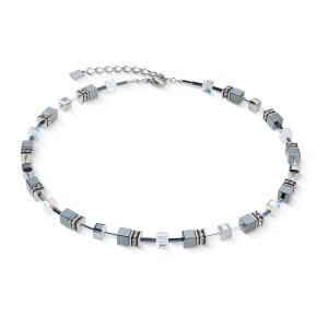 Coeur de Lion Halskette 4015-10-1217 GeoCUBE® Silber,...