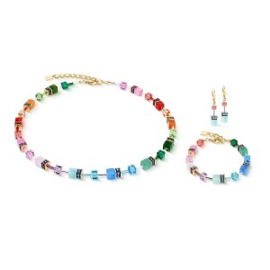 Coeur de Lion Halskette 4905-10-1520 GeoCUBE® Iconic...