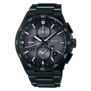Seiko Herrenuhr Astron GPS Solar Dual Time Chronograph