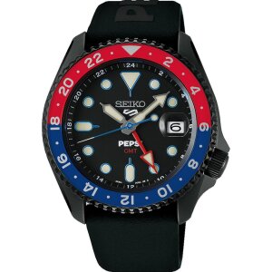 Seiko Herrenuhr SSK047K1 Automatik GMT SKX series 5...