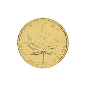 Goldmünze 1/10 Unze Canada Maple Leaf 999,9 Feingold...