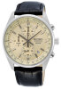 Seiko Herren Uhr Chronograph SSB383P1 Leder Armband