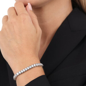 Joop! Damen Armband 2038913 Silber 925, rhodiniert, Zirkonia