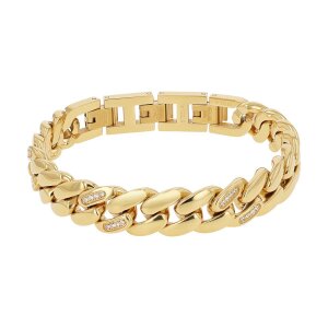 Joop! Damen Armband 2040557 Edelstahl, Gold plattiert,...