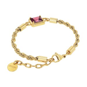 Joop! Damen Armband 2040533 Edelstahl, Gold plattiert,...