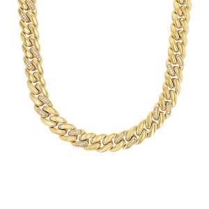 Joop! Damen Halskette 2040556 Edelstahl, Gold plattiert,...