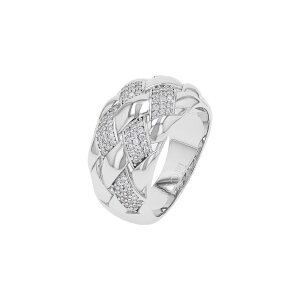 Joop! Damen Ring 2040551 Silber 925, rhodiniert,...