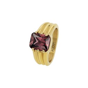 Joop! Damen Ring 204053 Edelstahl, Gold plattiert,...