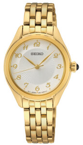 Seiko Damen Uhr. Klassisch SUR384P1 Edelstahl