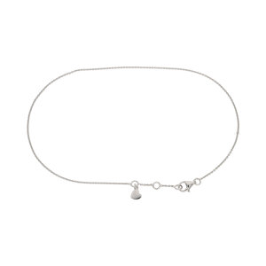 Damen Fußkette Silber 925 mit Herzanhänger...