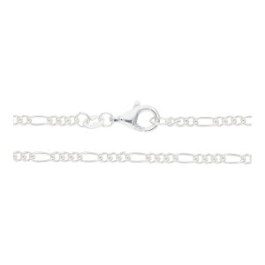 Kette Silber 925 Figaro Made in Germany JL50-05-0087...