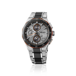 Seiko Herrenuhr SSH183J1 GPS Solar Dual Time Chronograph...