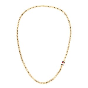 Tommy Hilfiger Herren Halskette 2790651 Edelstahl, Gold...